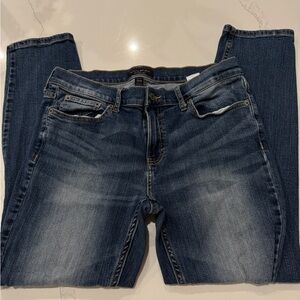 Banana Republic Blue Straight Leg Jeans with Vintage Wash